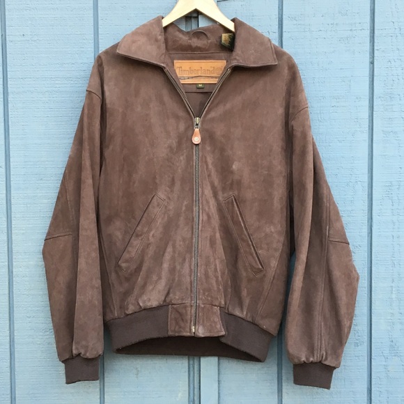 timberland leather coat